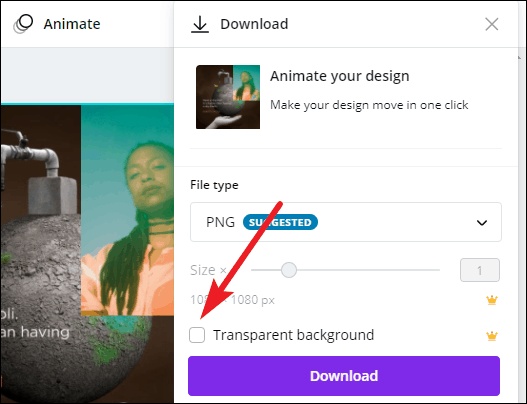 how to download canva photos without watermark